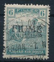 Fiume 1918 Arató 6f Bodor vizsgálójellel, H. III. típus