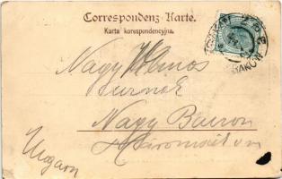 1900 Wieliczka, Grota Arcyks. Rudolfa / Kronprinz Rudolf-Grotte / mine, interior (fa)