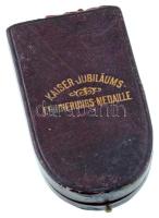 1898. "Jubileumi Emlékérem a Fegyveres Erő Számára / Signum memoriae (AVSTR)" bronz kitünt...