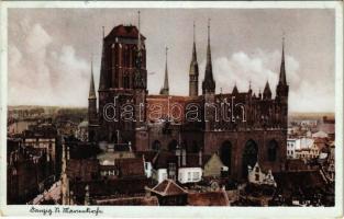 1940 Gdansk, Danzig; St. Marienkirche / church (EK)