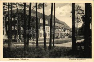 Szczecin, Stettin; Krankenhaus Hohenkrug, Westliche Liegehallen / hospital