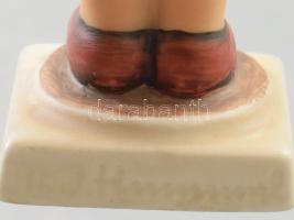Hummel "Congratulations" figura, jelzett, 1964-72 között, restaurált, m: 14,5 cm