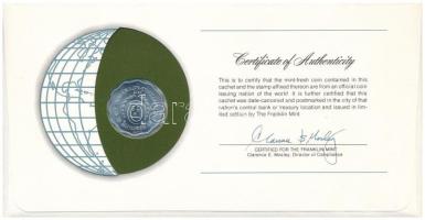 India 1979. 10p Al "Nemzetek pénzérméi" felbélyegzett borítékban, bélyegzéssel T:UNC
Indi...