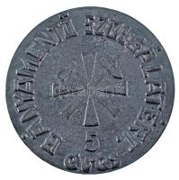 ~1970-1980. "5 éves bányamentő szolgálatért" fém emlékérem eredeti tokban (70mm), benne zo...