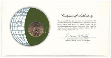 Guernsey 1979. 2p bronz "Nemzetek pénzérméi" felbélyegzett borítékban, bélyegzéssel T:UNC
...