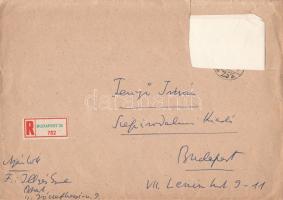 Illyés Gyula (1902-1983) költő, író, drámaíró levele Fenyő István (1929-2017) kritikushoz, a Szépiro...