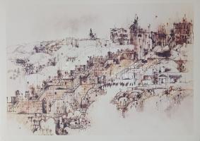 Katz, Shemuel: Jerusalem. Paintings and Drawings. (Aláírt.) Introduction: Chaim Guri. 
Tel Aviv, 19...