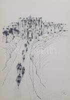 Katz, Shemuel: Jerusalem. Paintings and Drawings. (Aláírt.) Introduction: Chaim Guri. 
Tel Aviv, 19...