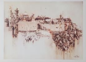 Katz, Shemuel: Jerusalem. Paintings and Drawings. (Aláírt.) Introduction: Chaim Guri. 
Tel Aviv, 19...