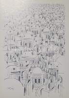 Katz, Shemuel: Jerusalem. Paintings and Drawings. (Aláírt.) Introduction: Chaim Guri. 
Tel Aviv, 19...