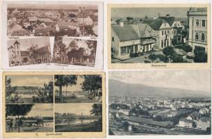 8 db RÉGI képeslap vegyes minőségben: Kézdivásárhely (
Targu Secuiesc), Gyopárosfürdő, Keszthely, G...
