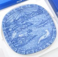 Julien Rörstrand 6 darab dísztányér, 1974-1980, eredeti dobozokban