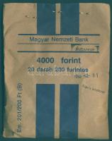 1992. 200Ft Ag (20x) eredeti bontatlan MNB csomagolásban! T: feltehetően 1 RRR!!!