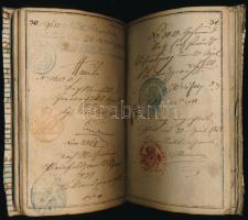 1830 Német nyelvű kézzel írt vándorkönyv