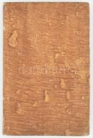 1821 Német nyelvű vándorkönyv, benne viaszpecséttel