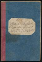 1879 A Csáktornyán alakult csizmadia ipartársulat alapszabályai, 32p