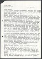 1985-1996 Major-Zala Lajos (1930-2006) emigráns magyar költő levelei és képeslapjai, közte autográfo...