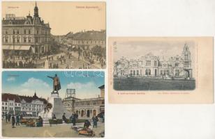 7 db RÉGI magyar város képeslap vegyes minőségben