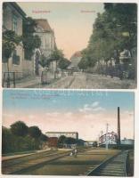 4 db RÉGI vajdasági város képeslap vegyes minőségben