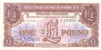 Nagy-Britannia/katonai kiadások 1948-62. 5p, 10p, 50p, 1Ł (3x) klf, 5Ł T:I Összesen 7klf db!