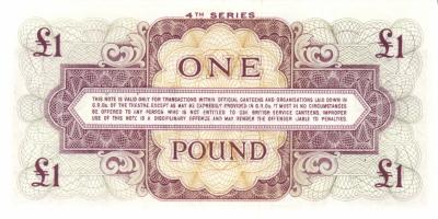 Nagy-Britannia/katonai kiadások 1948-62. 5p, 10p, 50p, 1Ł (3x) klf, 5Ł T:I Összesen 7klf db!