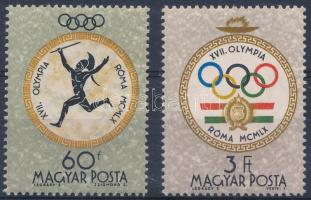 1960 Római olimpia 60f látványosan elfogazva + 3Ft mindkét irányban elfogazva