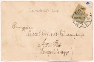 1903 Nagyvárad, Oradea; Igazságügyi palota. Csathó Gábor és társa kiadása / palace of justice. Art N...