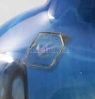 Caithness skót kézzel készült üvegváza, jelzett, hibátlan, m: 11,5 cm