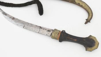 Dísztőr, sérült tokban, h: 39 cm