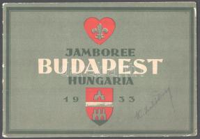 1933 Jamboree Budapest Hungaria illusztrál kiadvány, Richter Aladár és Márton Lajos illusztrációival