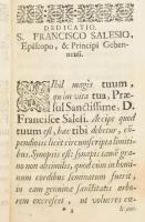 Henri Maupas du Tour: Synopsis Vitae Sancti Francisci Salesij, Episcopi, & Principis Gebennensiu...