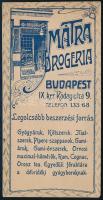 Mátra Drogéria Budapest IX. Ráday utca számolócédula