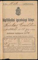 1898 Népfölkelési igazolvány magyar román nyelven őrvezető részére