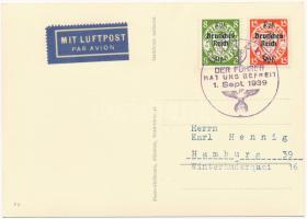 Der Führer und Oberste Befehlshaber im befreiten Korridorgebiet. Photo-Hoffmann / Adolf Hitler. Germ...