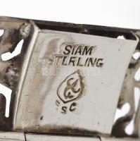 Horoszkópos ezüst (Ag) karkötő, jelzett, bruttó: 27g, díszdobozban