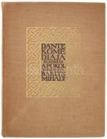 [Dante Alighieri (1265-1321)] Dante Komédiája I. rész: A pokol. Ford.: Babits Mihály. Bp., 1913., Ré...