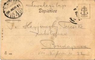 1905 Seoski sastanak / Horvát folklór / Croatian folklore, village meeting (EB)