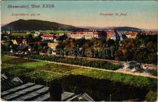 Wien, Vienna, Bécs XXI. Strebersdorf, Leopoldsberg, Pensionat St. Josef (EK)