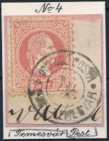 1867 5kr &quot;MOZGÓPOSTA PEST - TEMESVÁR 4.&quot; szép friss darab, ex Ryan