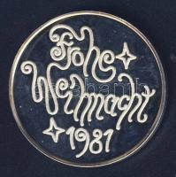 NSZK 1981. "Karácsony" Ag (1000) emlékérem 20g T:PP