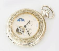 Modern zsebóra, kopással, működik, d: 5 cm