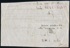 1945 Szolnok, értesítés málenkij robotra elhurcolt hadifoglyokról