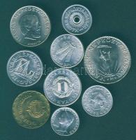 1972. 2f, 5f, 10f, 20f, 50f, 1Ft, 2Ft, 5Ft, 10Ft forgalmi sor T:1,1/2