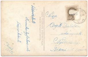 1942 Érmihályfalva, Valea lui Mihai; Református és római katolikus templom, Közraktár, Villanytelep ...