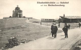 Hochschneeberg with church and railway station