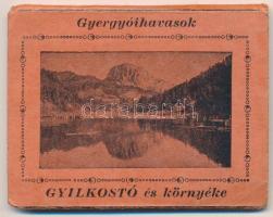 Gyilkos-tó, Ghilcos, Lacul Rosu (Gyergyói-havasok, Muntii Giurgeu); Kis alakú 10 képes leporello a környék látnivalóival / small sized leporello with 10 images. Foto Ambrus (9 x 6 cm)