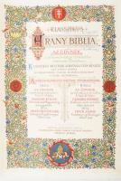 Biblia. Az üdvnek ó- és új-szövetségi történelme rendszeres előadásban. I-II. kötet. Klasszikus mest...