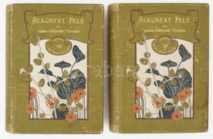 Jeske-Choinski Tivadar: Alkonyat felé. Történeti elbeszélés Marcus Aurelius császár idejéből. I-II. köt. Veszprém, 1898, Egyházmegyei Könyvnyomda, 340 p.; 337 p. Kiadói aranyozott, festett, illusztrált szecessziós egészvászon-kötés, festett lapélekkel, kopott borítóval.