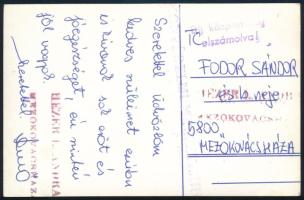 ~1974 Vietnami magyar békefenntartó képeslapja a Honvédelmi Minisztériumon keresztül Mezőkovácsházára. Ritka!