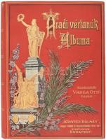 Aradi vértanúk albuma. Szerk.: Varga Ottó. Bp., 1893, "Könyves Kálmán", 1 t.(díszcímlap)+246+2 p.+7 (hasonmás)+1 t. Negyedik kiadás. Kiadói dúsan aranyozott, festett, illusztrált piros egészvászon-kötés, Leszik K.-féle kötésben, aranyozott lapélekkel, a borítón és a gerincen kis kopásnyomokkal, a gerincen apró sérüléssel, de ezt leszámítva jó állapotban.